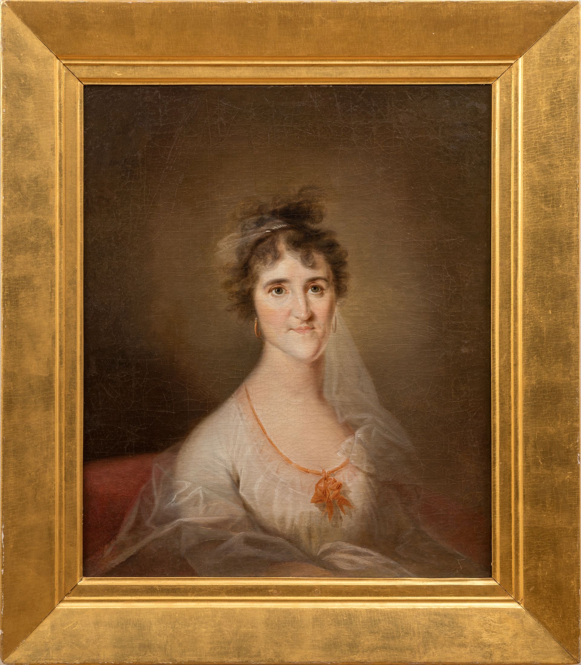 Portrait of Mary Field Stockton (1767–1837), 1825. Charles Bird Lawrence (1790–1864). Morven Collection.