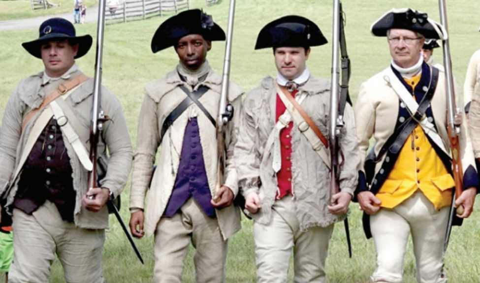 Four patriot soldiers