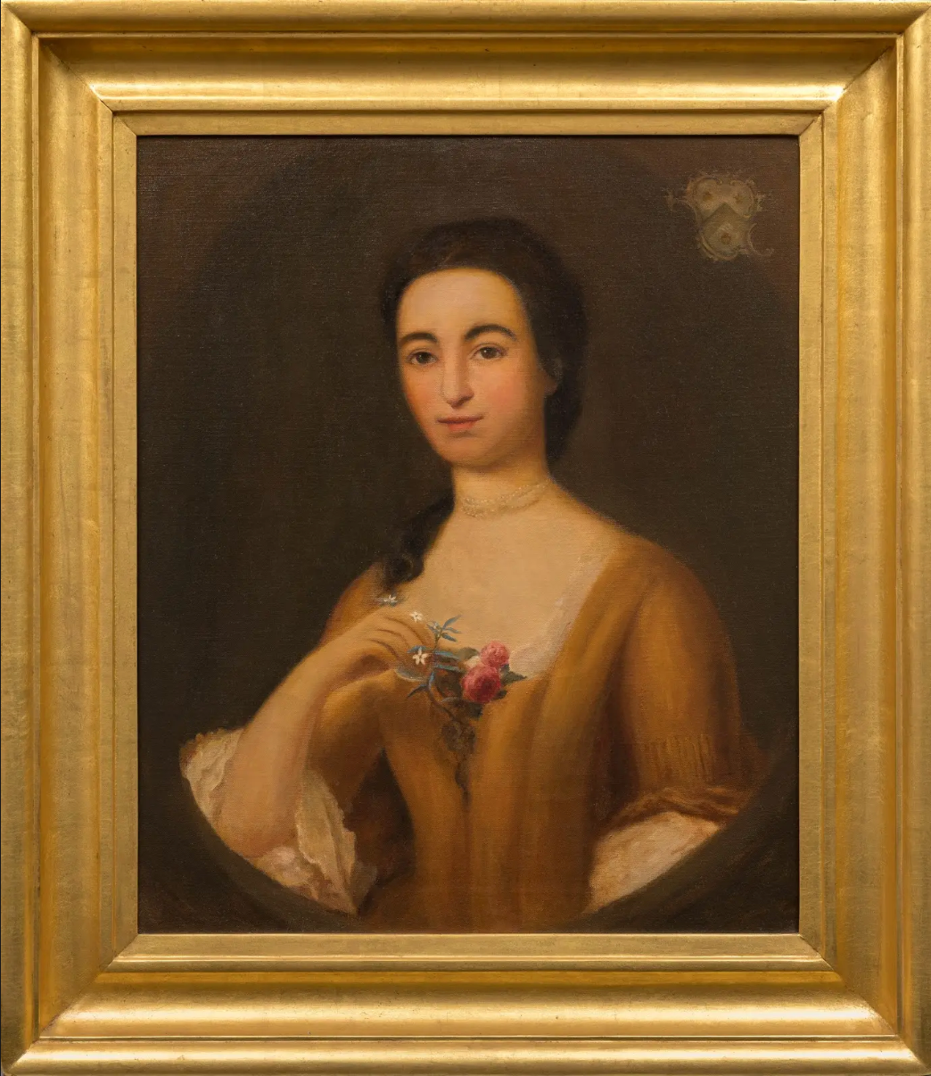 Portrait of Annis Boudinot Stockton (1736–1801), late 19th century to early 20th century. Unidentified artist, after John Wollaston (1710–1775). Princeton University, bequest of Mrs. Alexander T. McGill.