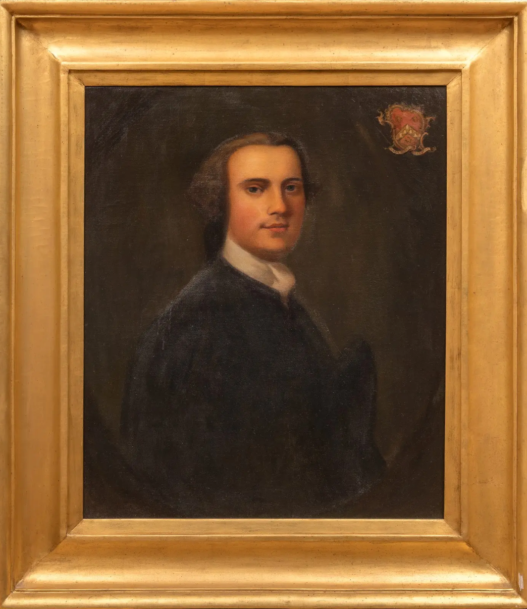 Portrait of Richard Stockton (1730–1781), late 19th century to early 20th century. Unidentified artist, after John Wollaston (1710–1775). Morven Collection.