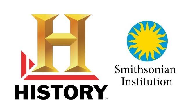 History Channel logo with gold 