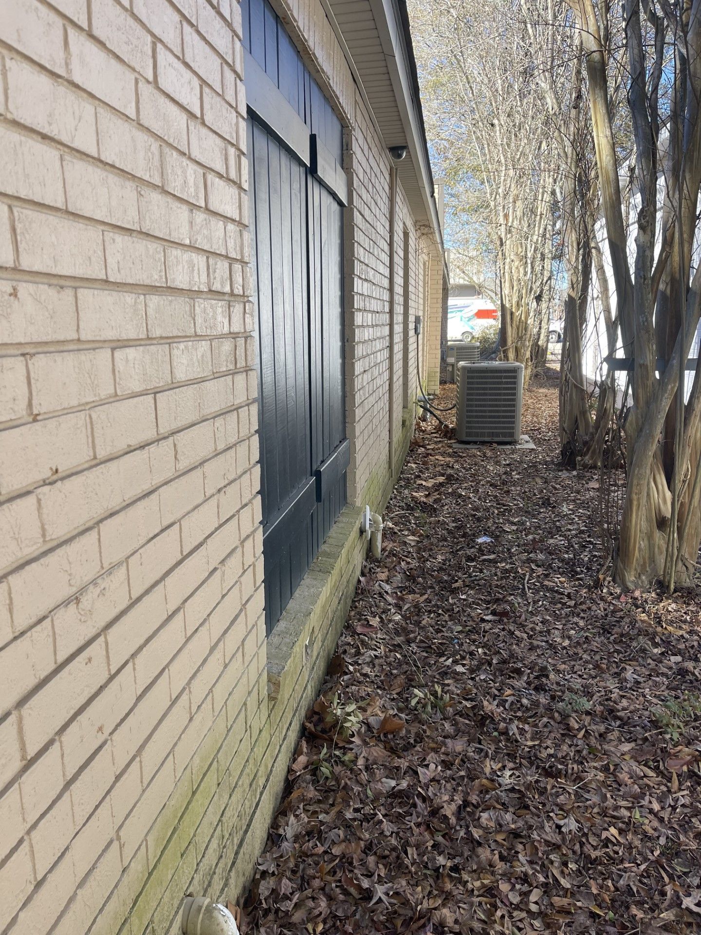 pressure washing concrete surface