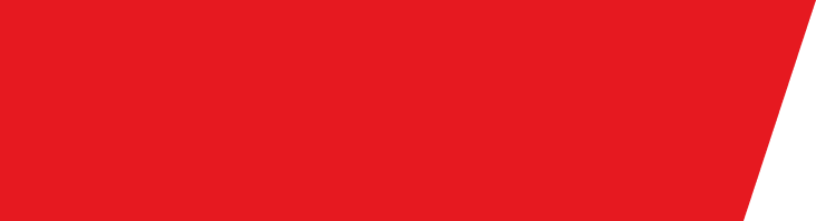 Red shape with a white angled edge. | Autobahn Performance