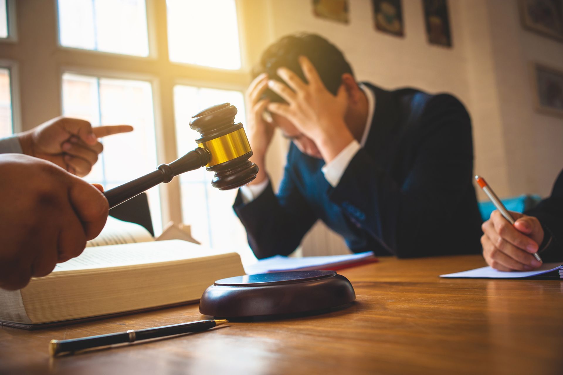 Businessman in Court