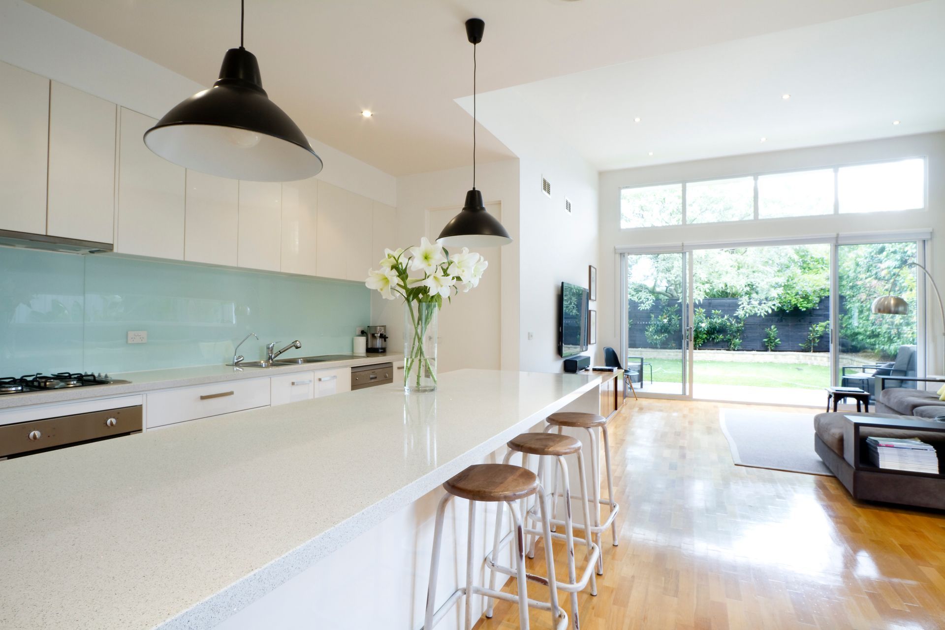 Kitchen design showcasing countertop surfaces, highlighting reliable kitchen remodeler solutions.
