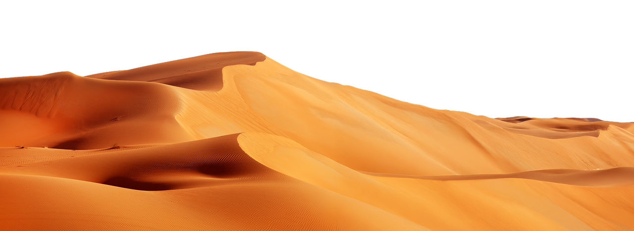Desert sand dunes