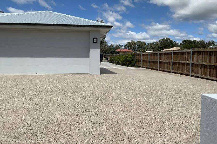 Driveway with Exposed Aggregate