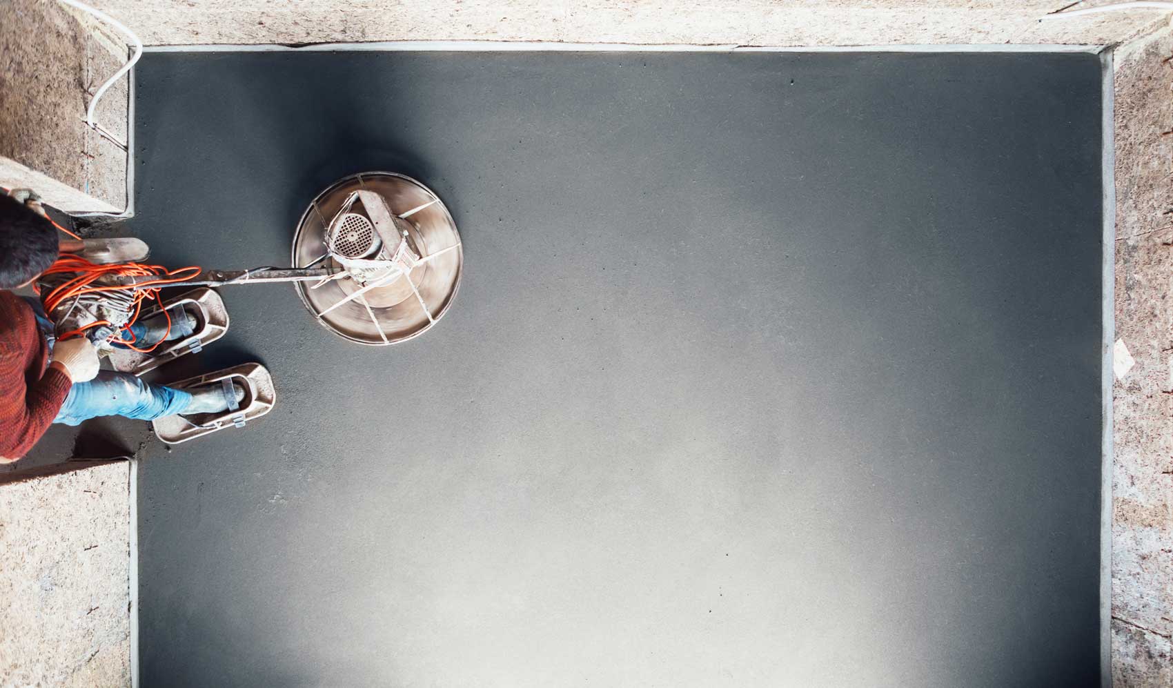 Polishing concrete