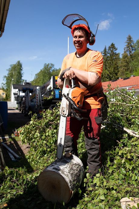 puunkaato, metsuri Kari Pasanen