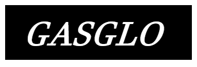 GASGLO in white text on a black rectangle.