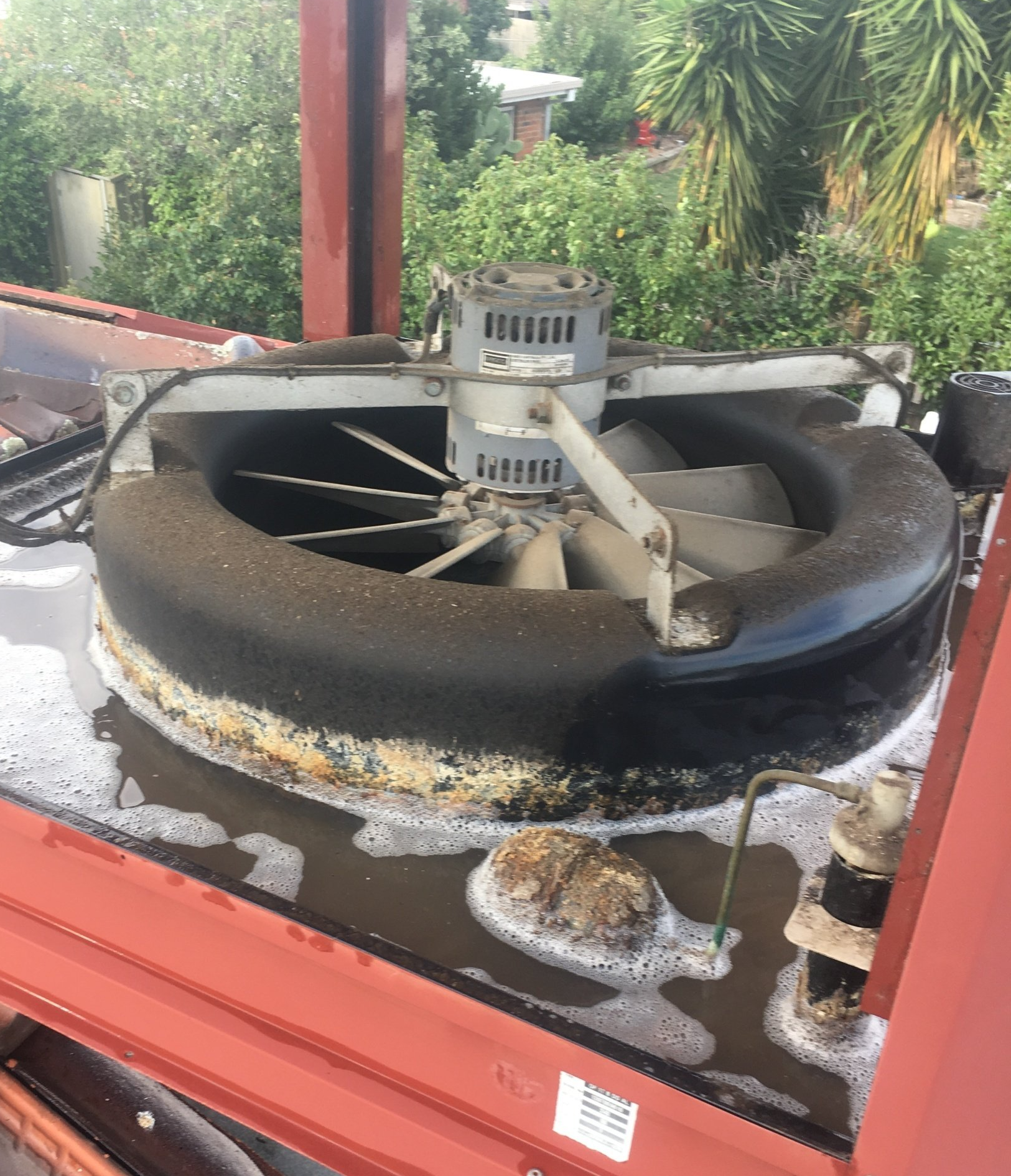 Before Cleaning Air Condition Duct - Melbourne - Airfixing Heating & Cooling
