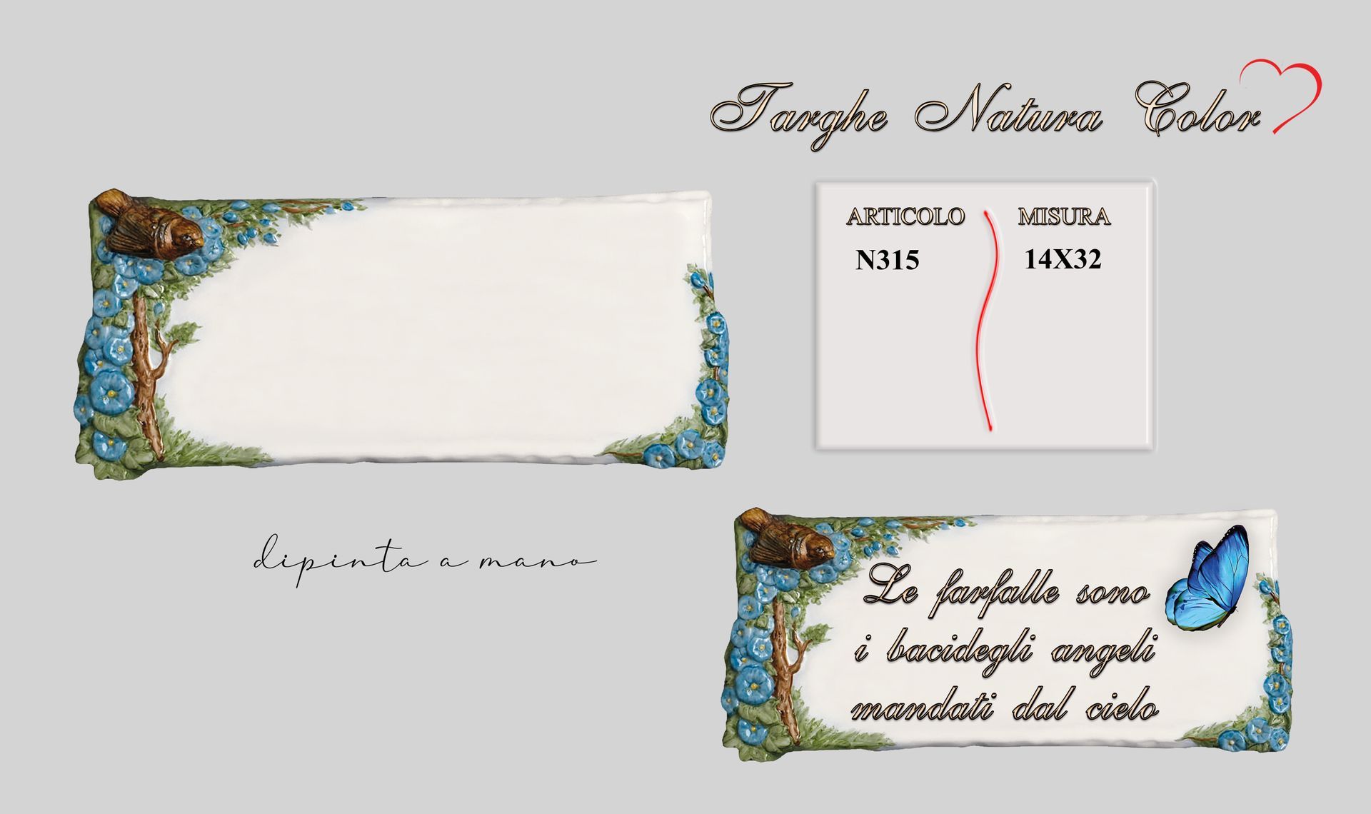 Un pezzo di carta con una farfalla sopra
