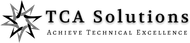 TCA Solutions logo with starburst icon and tagline “Achieve Technical Excellence”