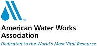 American Water Works Association logo with blue water-drop icon and tagline “Dedicated to the World’s Most Vital Resource”