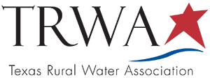 TRWA logo with red star and text “Texas Rural Water Association”
