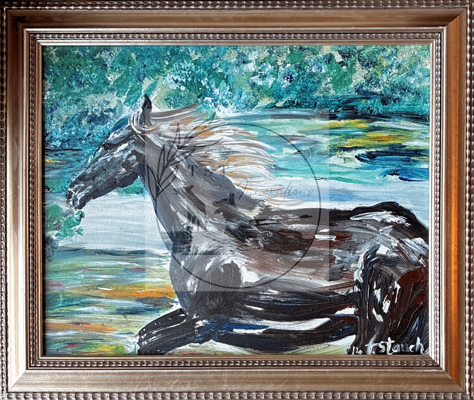 running horse
