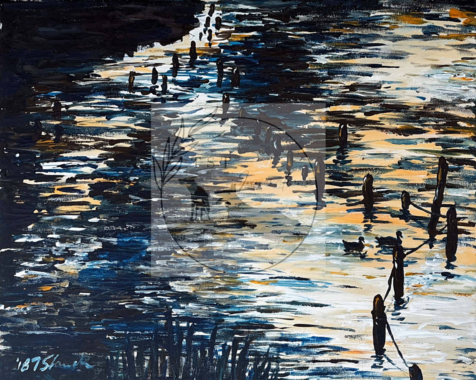 lake impression