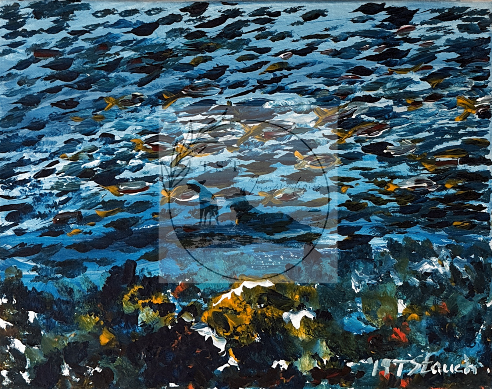 a swarm of fish