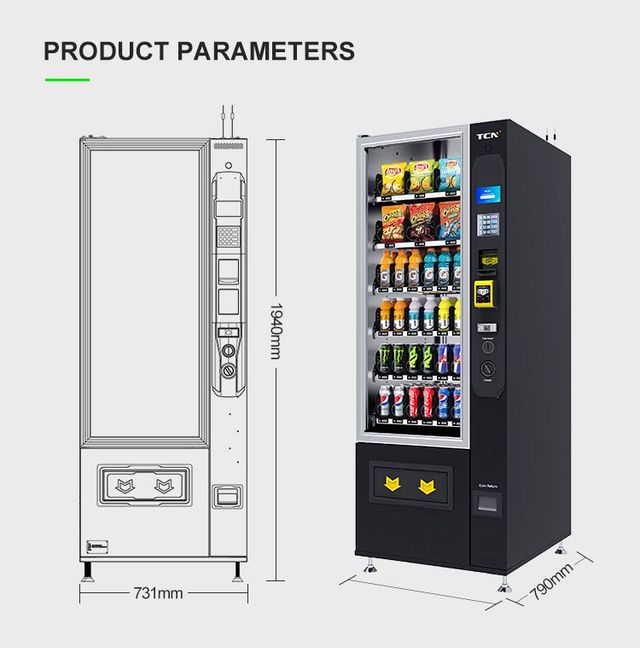 TCN Slim Combination Vending Machine TCN-CSC-6G(H5)