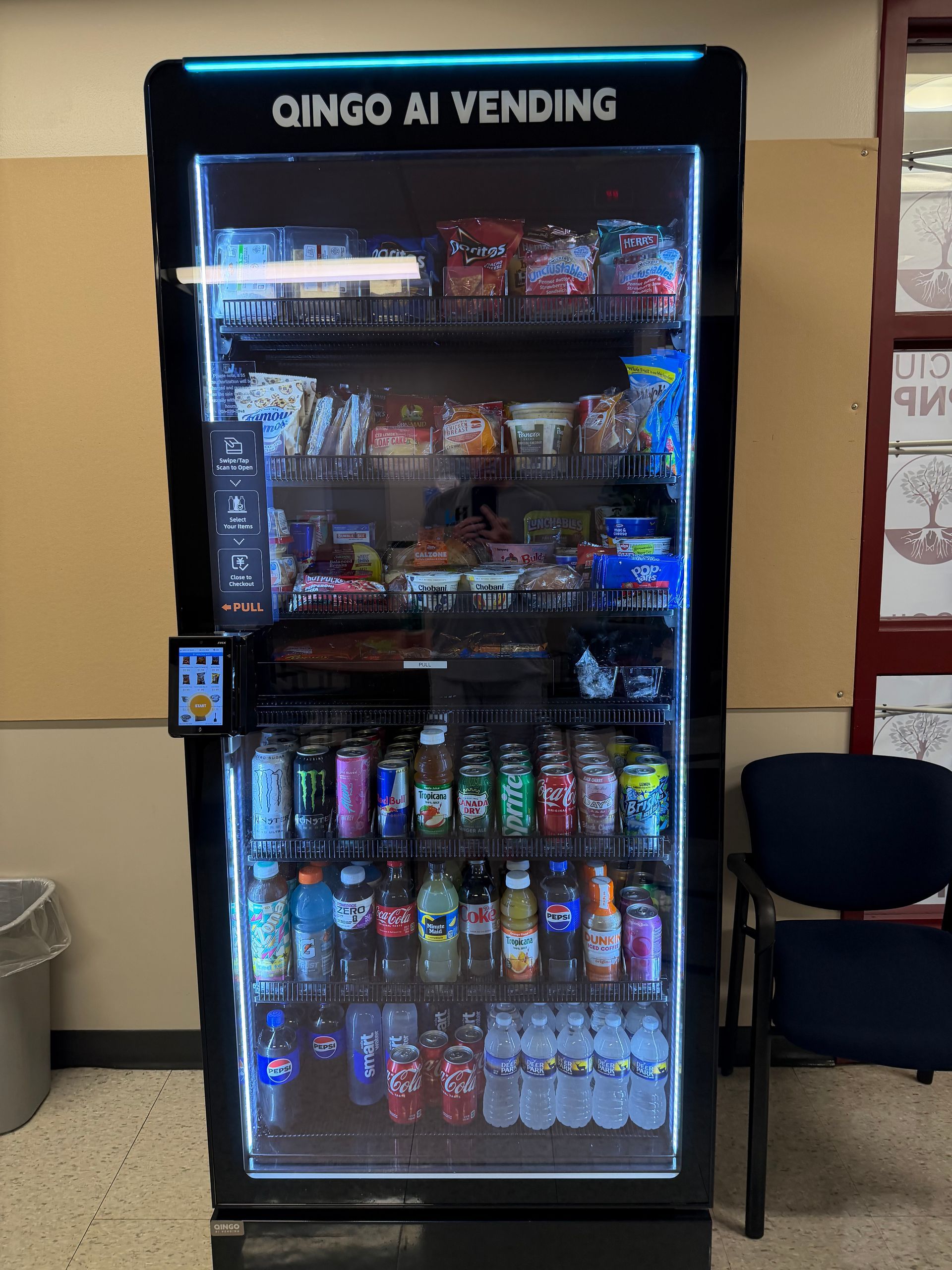 HJ Vending smart cooler vending machine service in Montgomery County PA