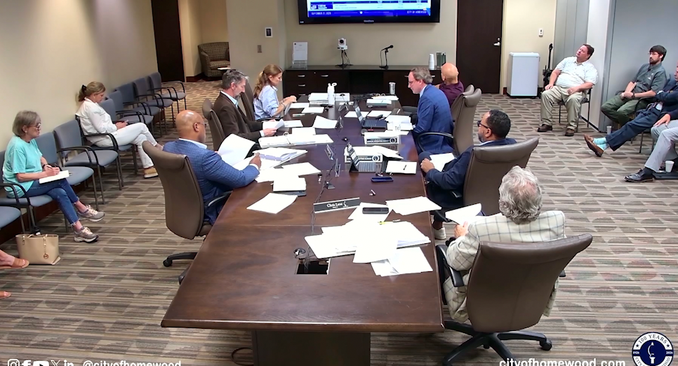Homewood Planning Commission meeting