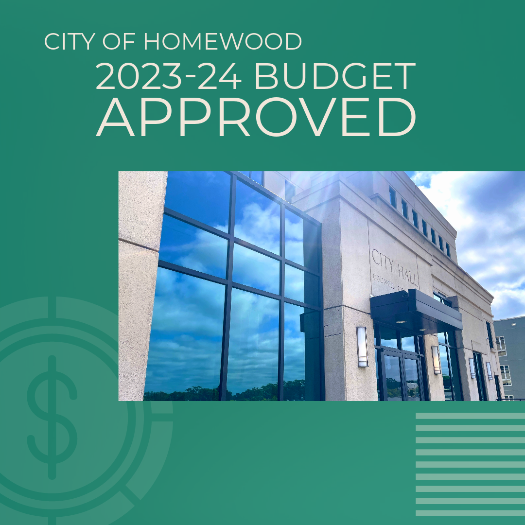 A city of homewood 2023-24 budget is approved