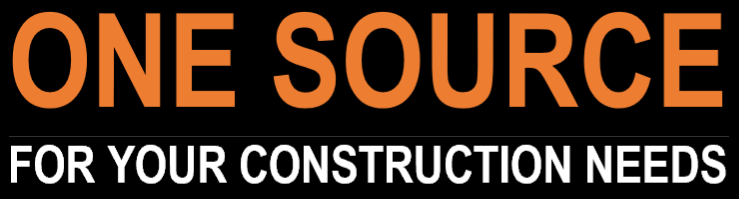 A logo for one source for your construction needs