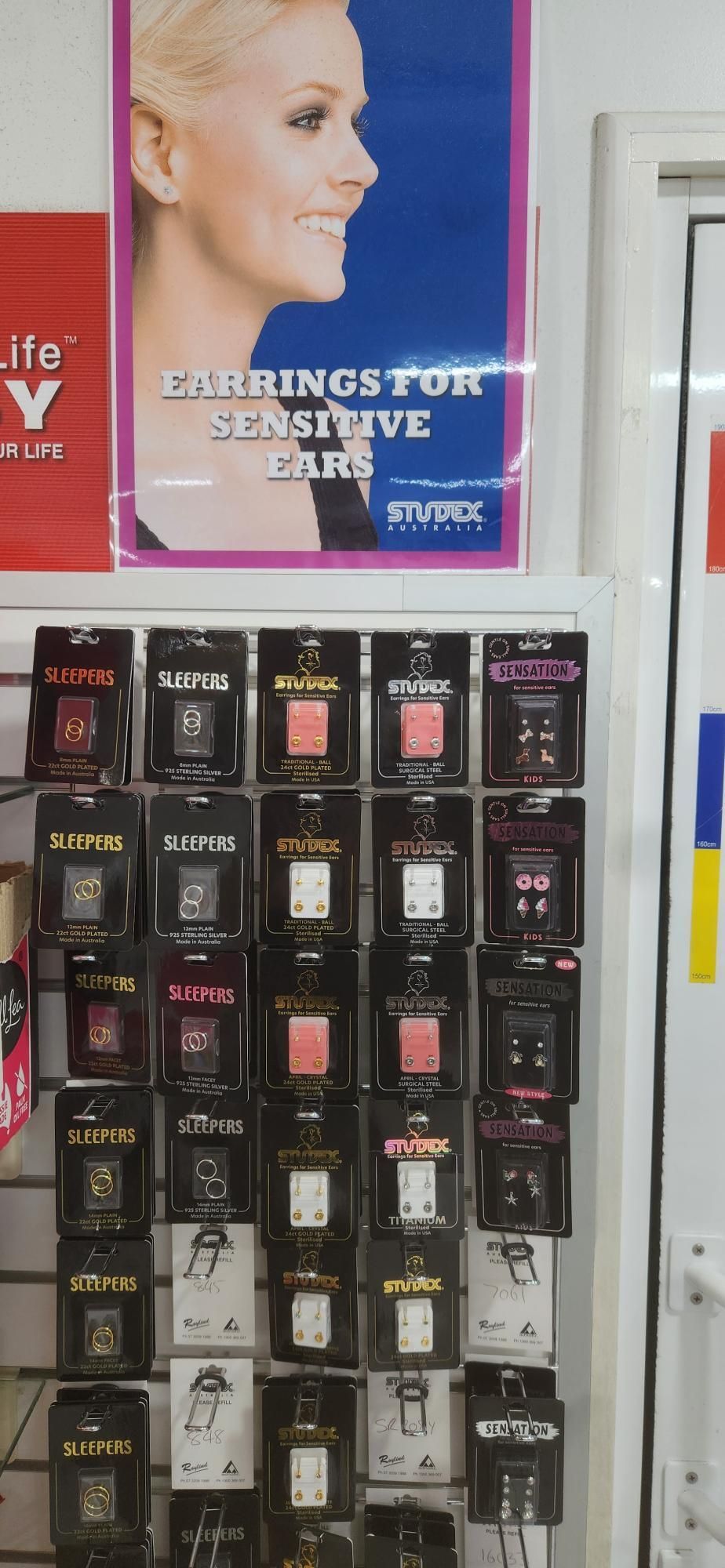 Piercing Accessories In The Pharmacy — Bluewater Pharmacy in Yabulu, QLD