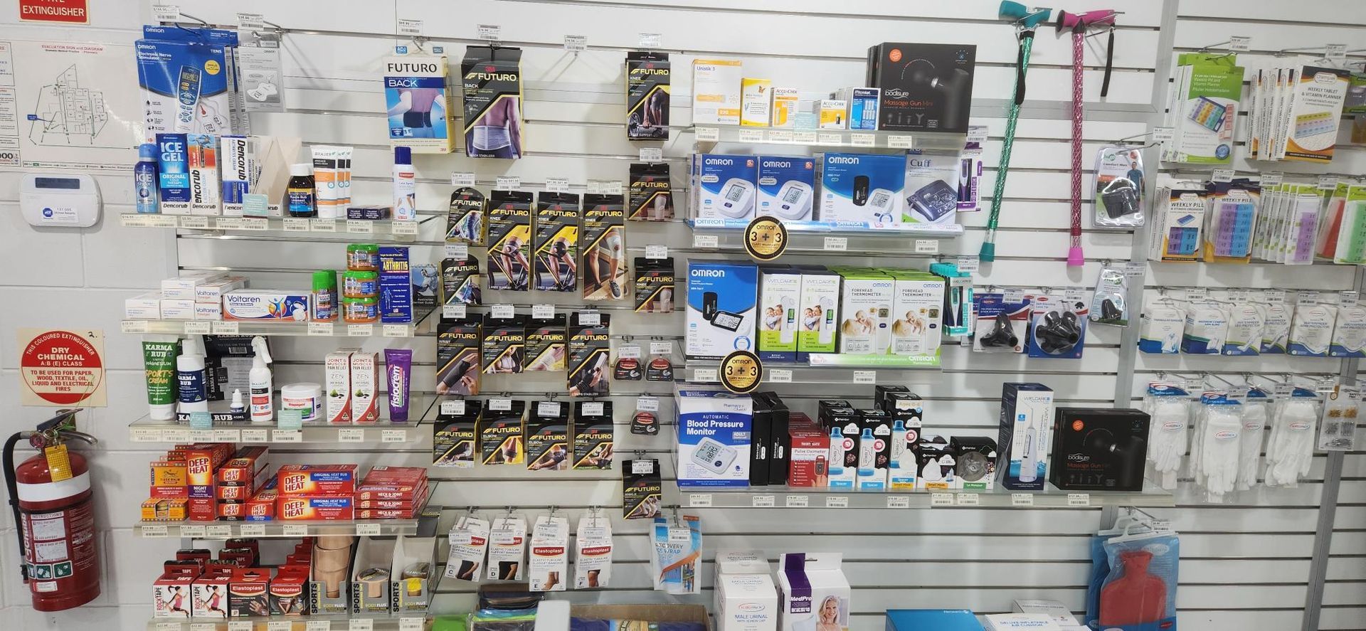 Pharmacy Products On A Shelf In The Pharmacy — Bluewater Pharmacy in Jensen, QLD
