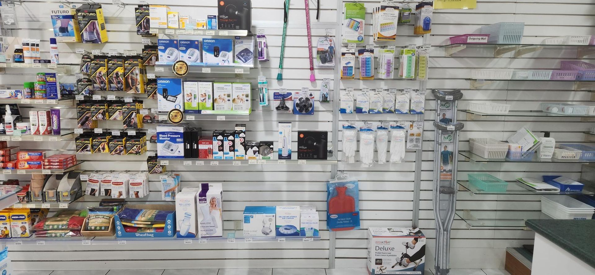 Pharmacy Products On a Shelf In The Pharmacy — Bluewater Pharmacy in Yabulu, QLD