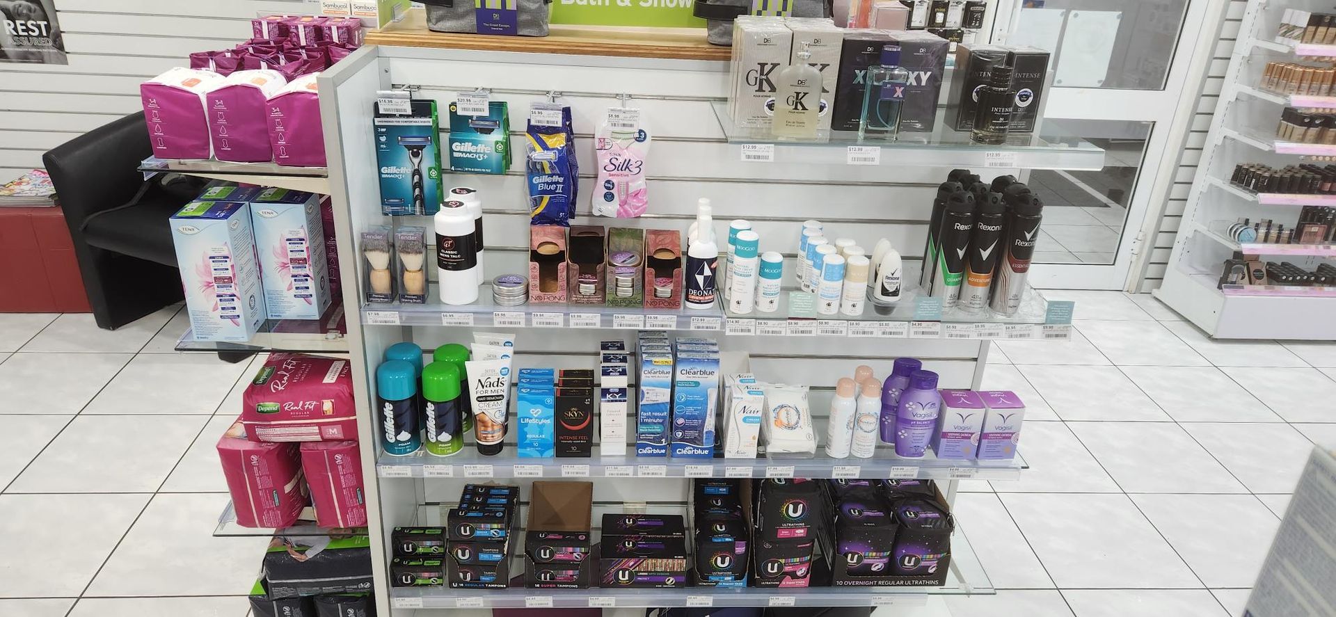 Pharmacy Products On A Shelf In The Pharmacy — Bluewater Pharmacy in Jensen, QLD