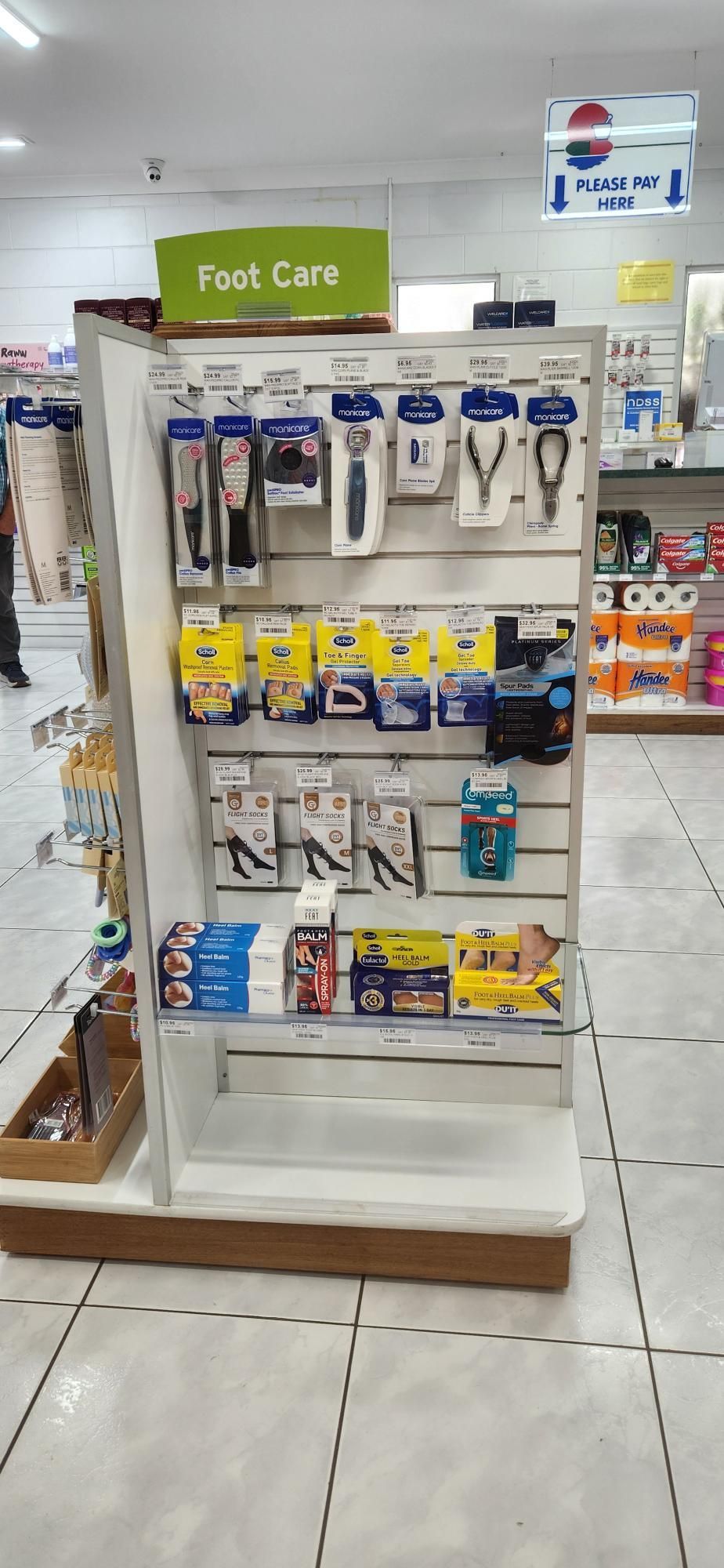 Foot Care Products In The Pharmacy — Bluewater Pharmacy in Mutarnee, QLD