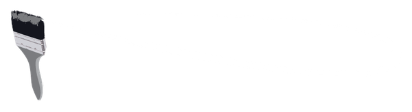 A black and white paint brush with a long handle on a white background. A black and white paint brush with a long handle on a white background.