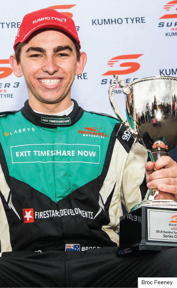 Aussie Racing Car Driver