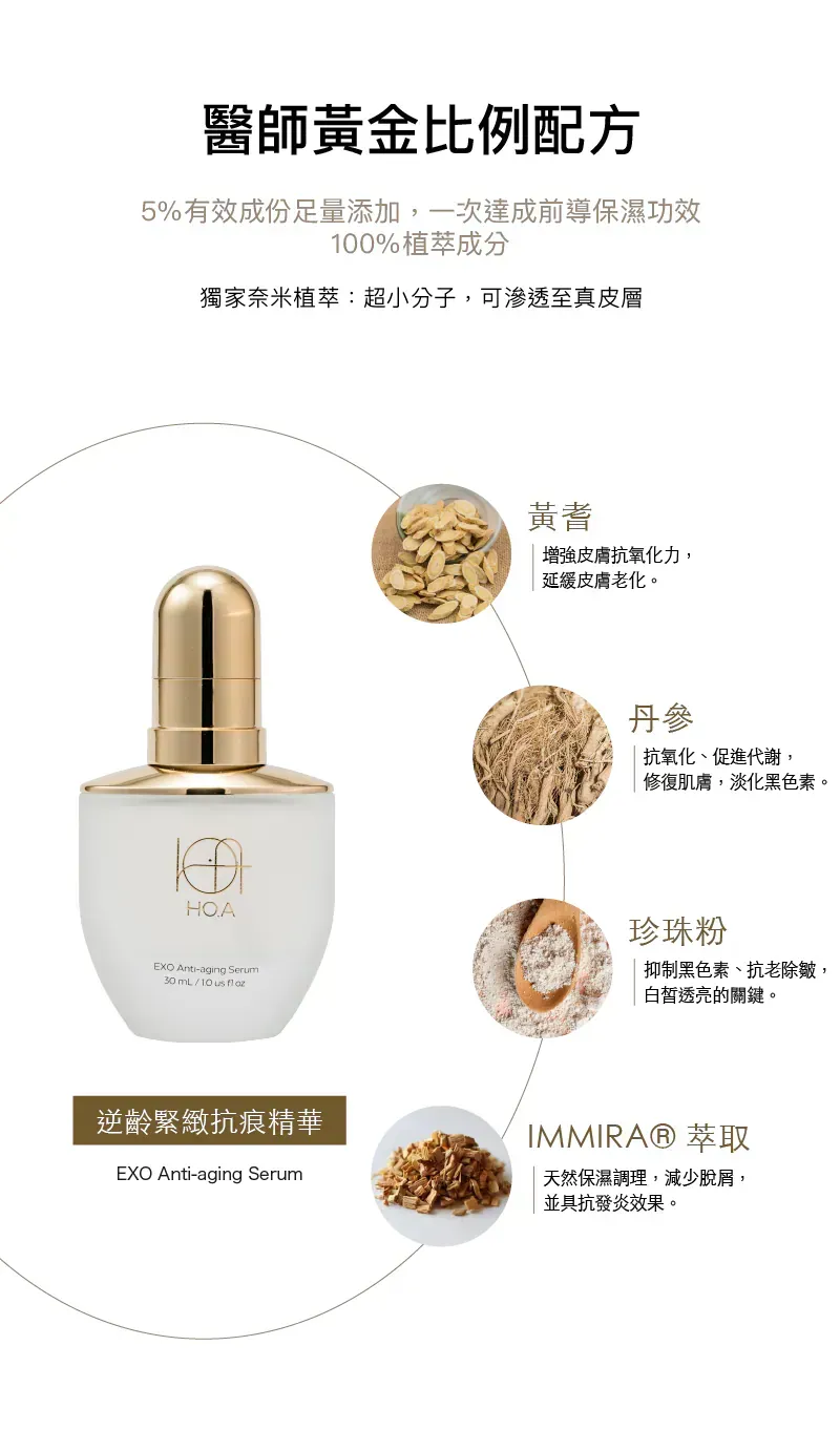 Anti-aging, firming, and anti-wrinkle essence; plant-based skincare; exosome-based skincare; anti-aging, anti-wrinkle, fades dark spots; suitable for sensitive skin; post-laser treatment; traditional Chinese medicine formula.