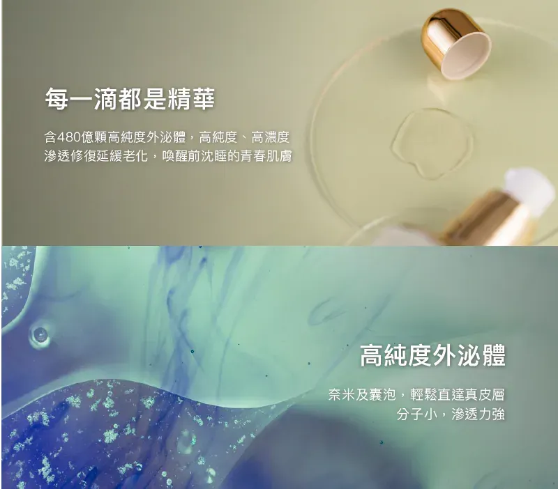 All-in-one moisturizing and revitalizing water, plant-based skincare, exosome-based skincare, anti-aging, hydrating, moisturizing, pre-serum, suitable for sensitive skin, post-laser treatment.