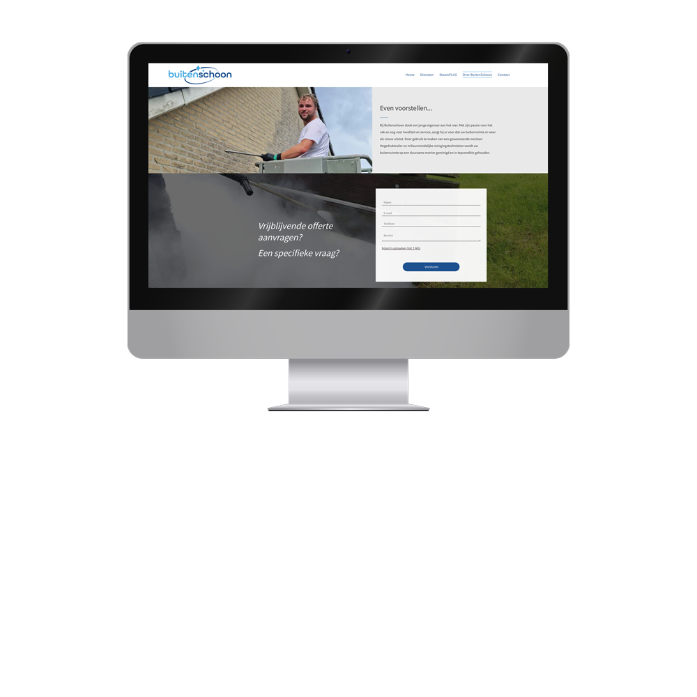 Vibe Creative reclamebureau Zeeland BuitenSchoon website laten maken