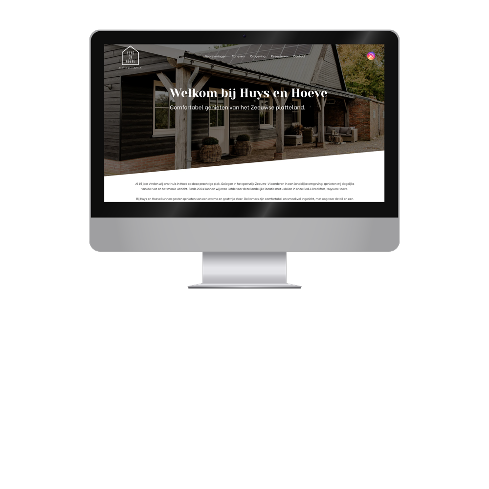 VIBE Creative ontwikkeling website Huys en Hoeve