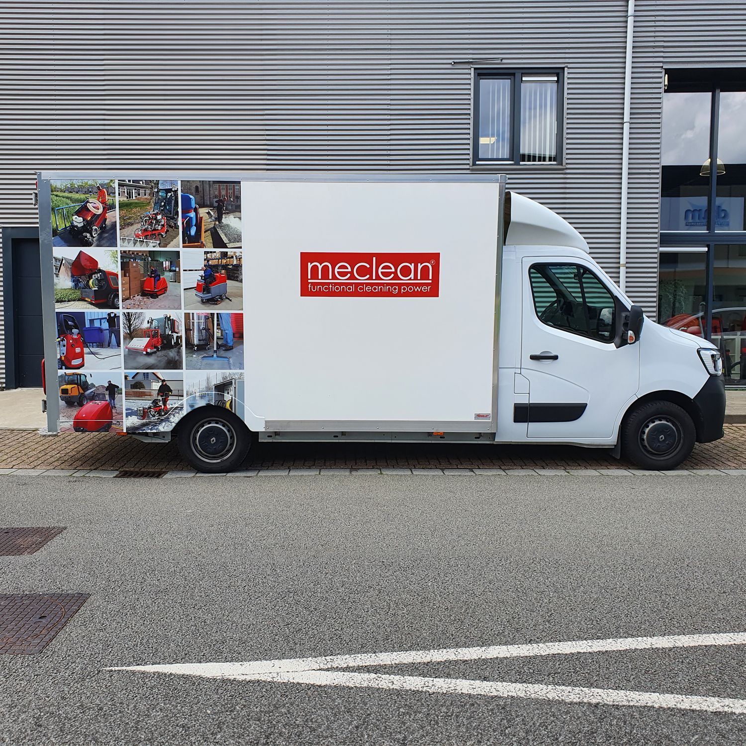 Vibe Creative reclamebureau Zeeuws-Vlaanderen case Meclean belettering bedrijfsvoertuig