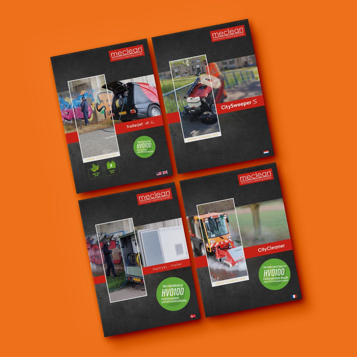 Vibe Creative reclamebureau Zeeuws-Vlaanderen case Meclean ontwerp en drukwerk brochures