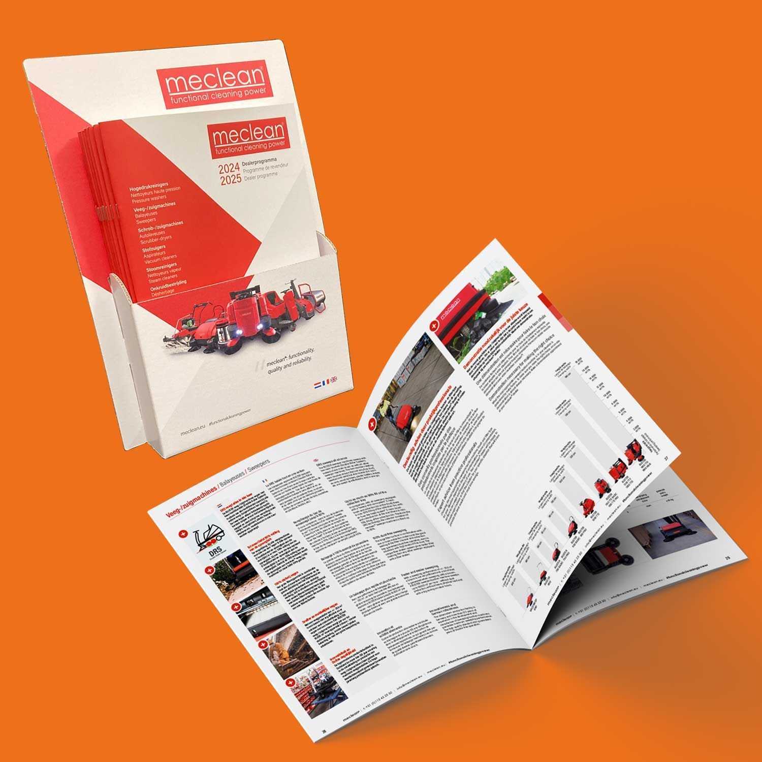 Vibe Creative reclamebureau Zeeuws-Vlaanderen case Meclean ontwerp en drukwerk catalogus