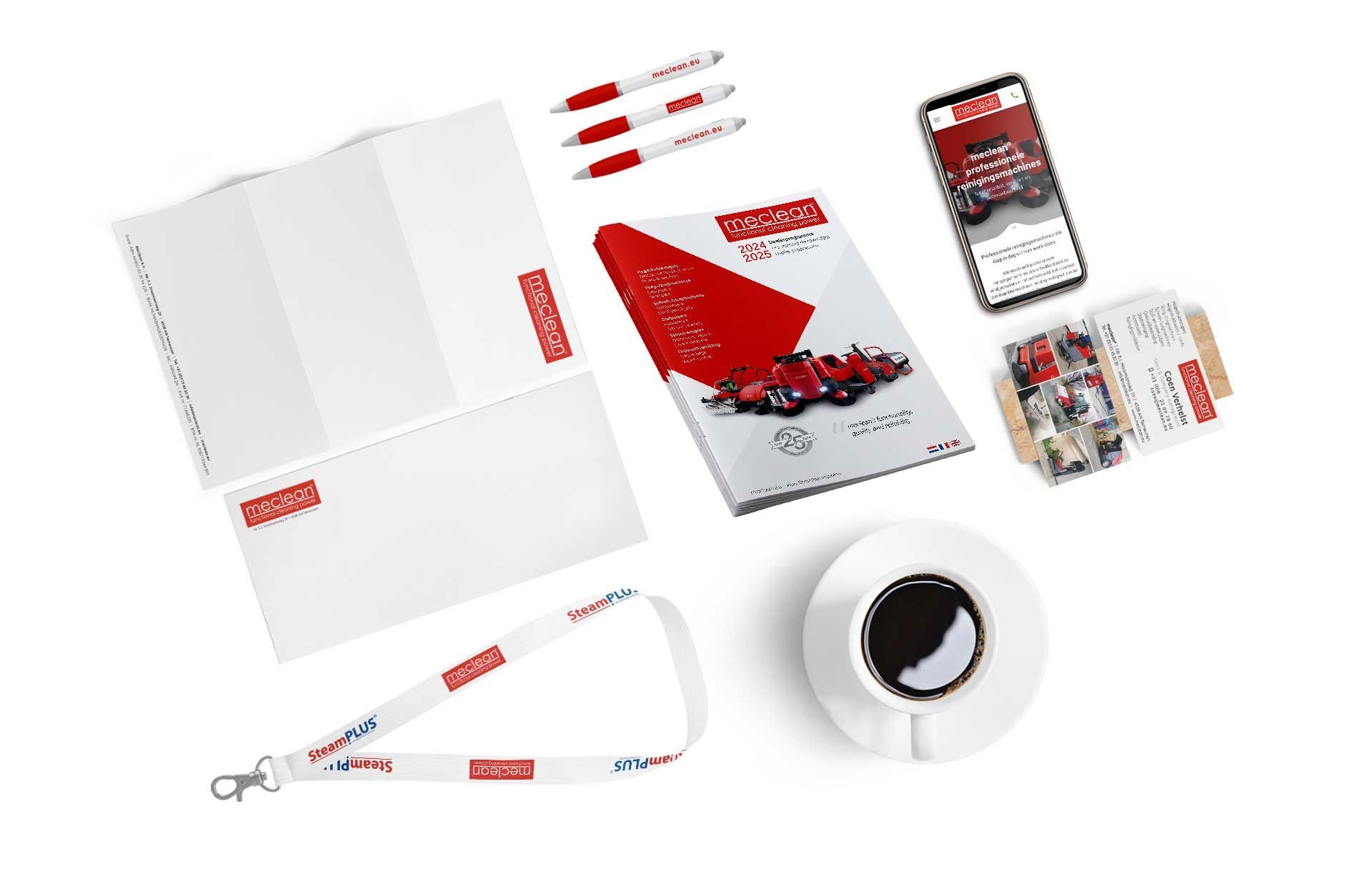 Vibe Creative case Meclean ontwerp en ontwikkeling huisstijl