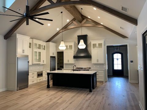 Stone Fireplace — Lubbock, TX — Phoenix Rising Renovations LLC
