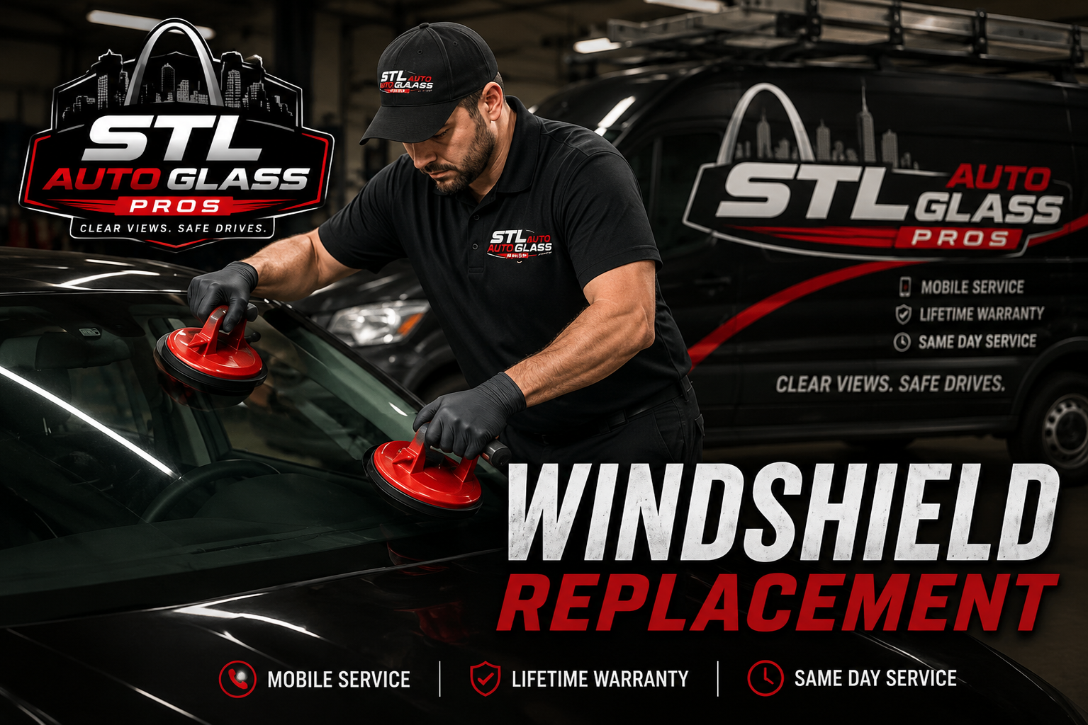 Windshield replacement in St. Louis, Missouri