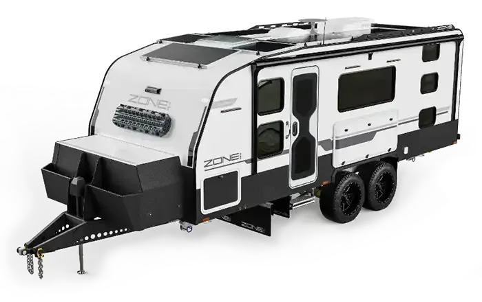 Sojourn Off-Road Caravan with bunks for families from Zone RV