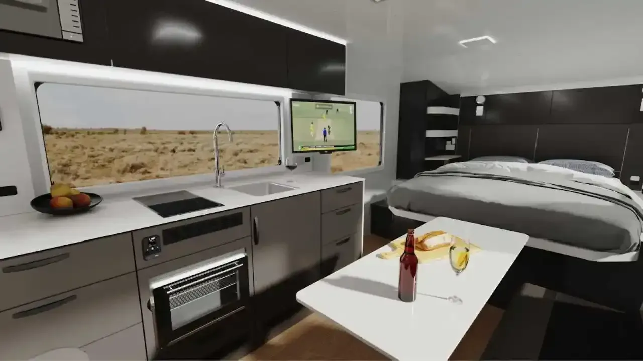 Zone RV Summit Off-Road Luxury Caravan interior
