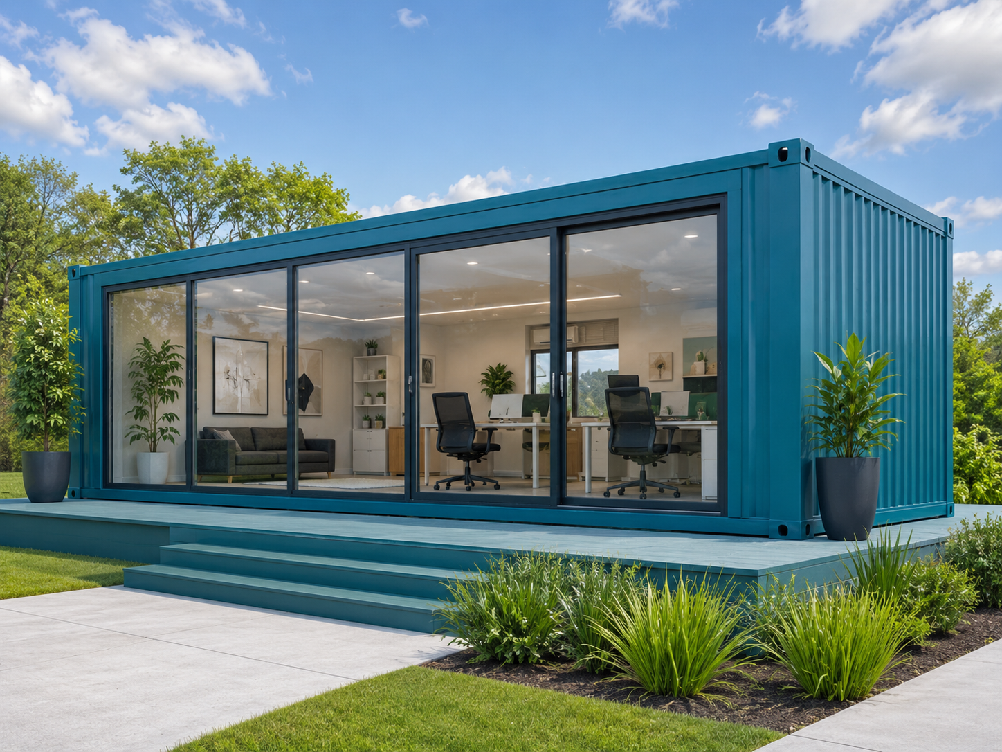 Workspaces that drop in and power up