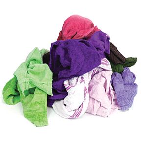 Blue Chip Non-Recycled 100% Cotton Terry Cloth Wipers are ideal for commercial cleaning applications.