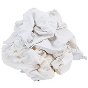 Blue Chip Recycled Cotton T-Shirt Wipers are for a wide range of janitorial and facility maintenance tasks.