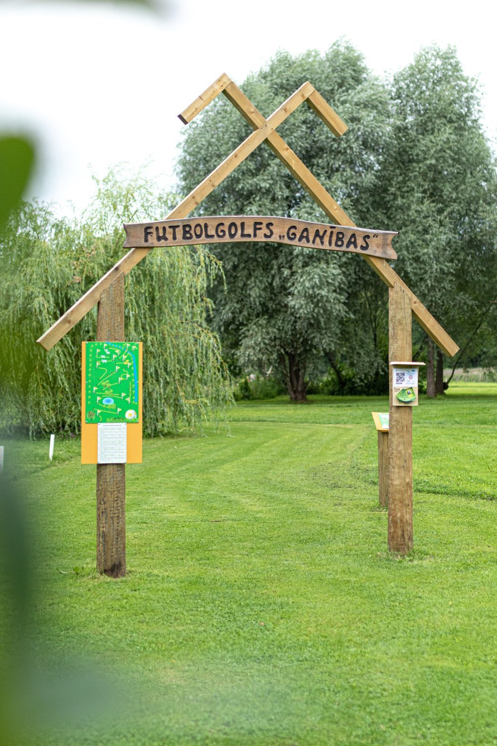 Footballgolf  Pasturage in Sauleskalns 01